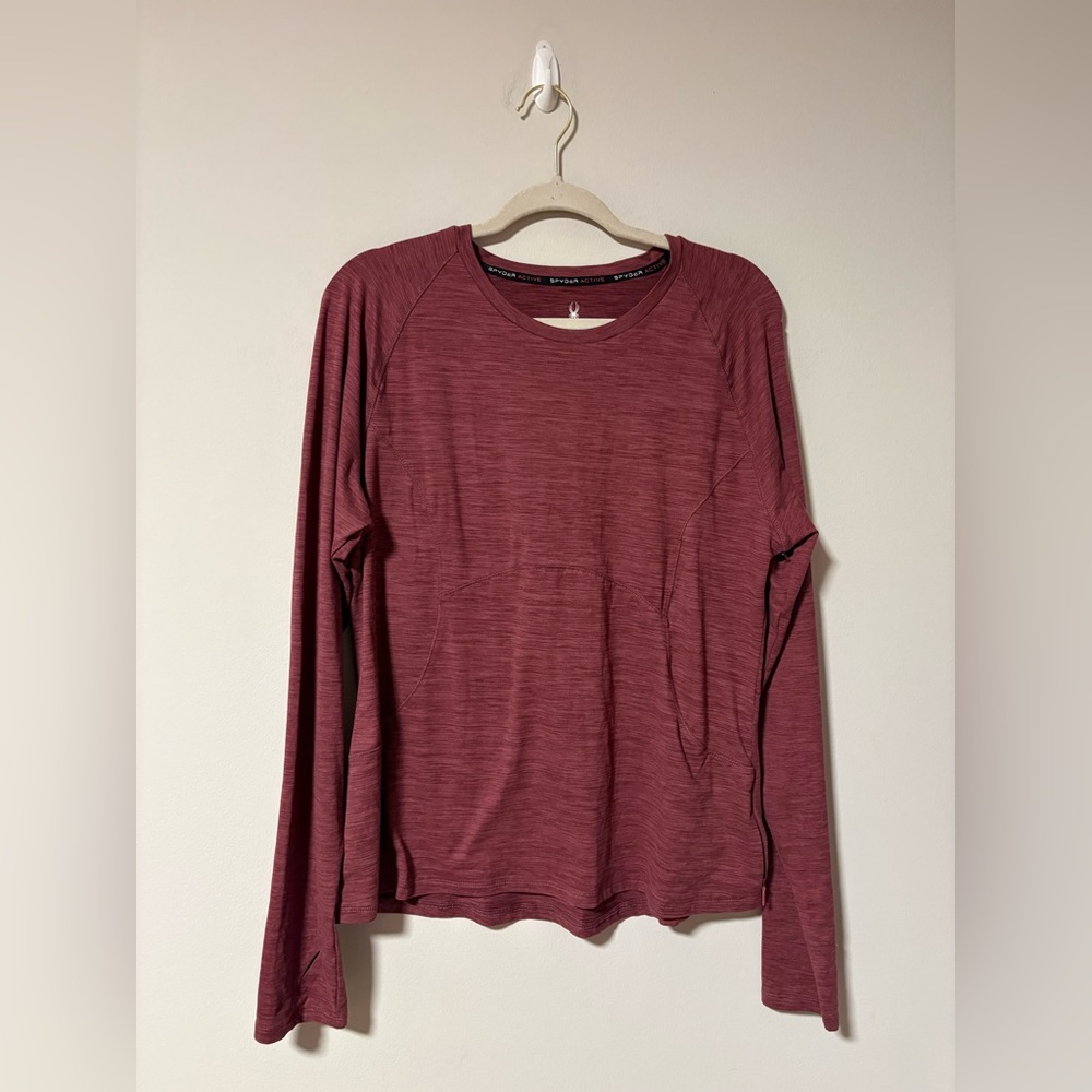 Spyder Long Sleeve Brushed Active Top XL